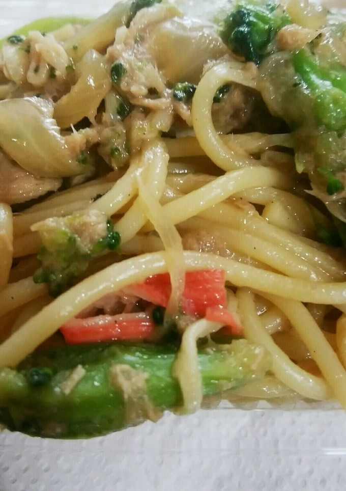 たまねぎとシーチキンの和風パスタ-レシピのメイン写真