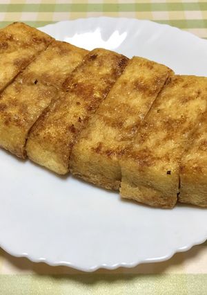 栃尾の油揚げ 焼いてタレかけるだけ-レシピのメイン写真