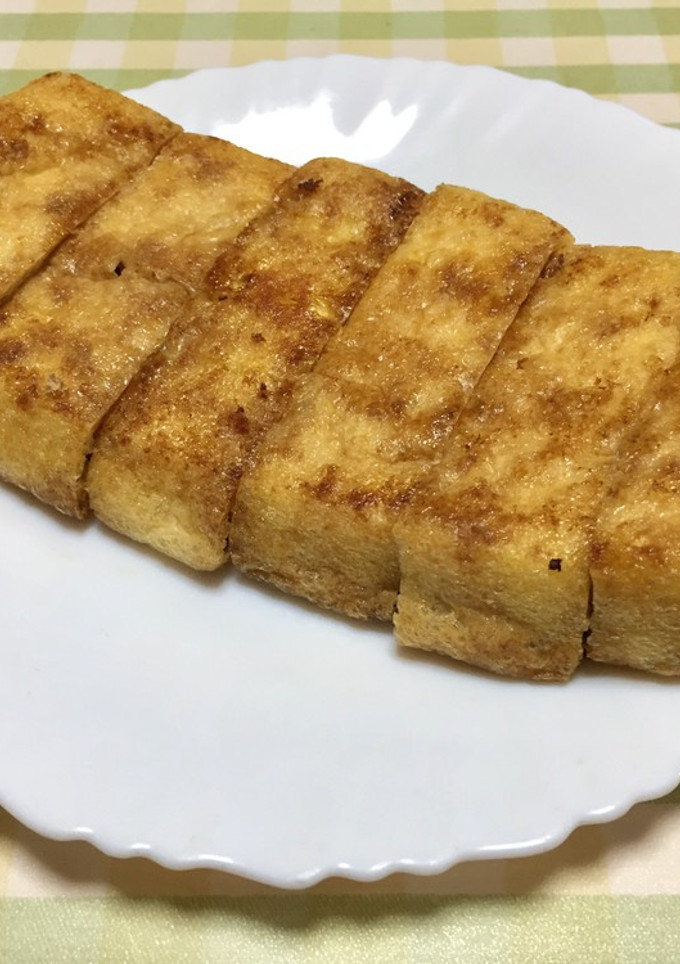 栃尾の油揚げ 焼いてタレかけるだけ-レシピのメイン写真