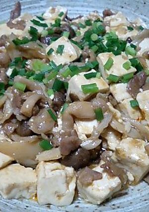 きのこたっぷり♪和風麻婆豆腐-レシピのメイン写真