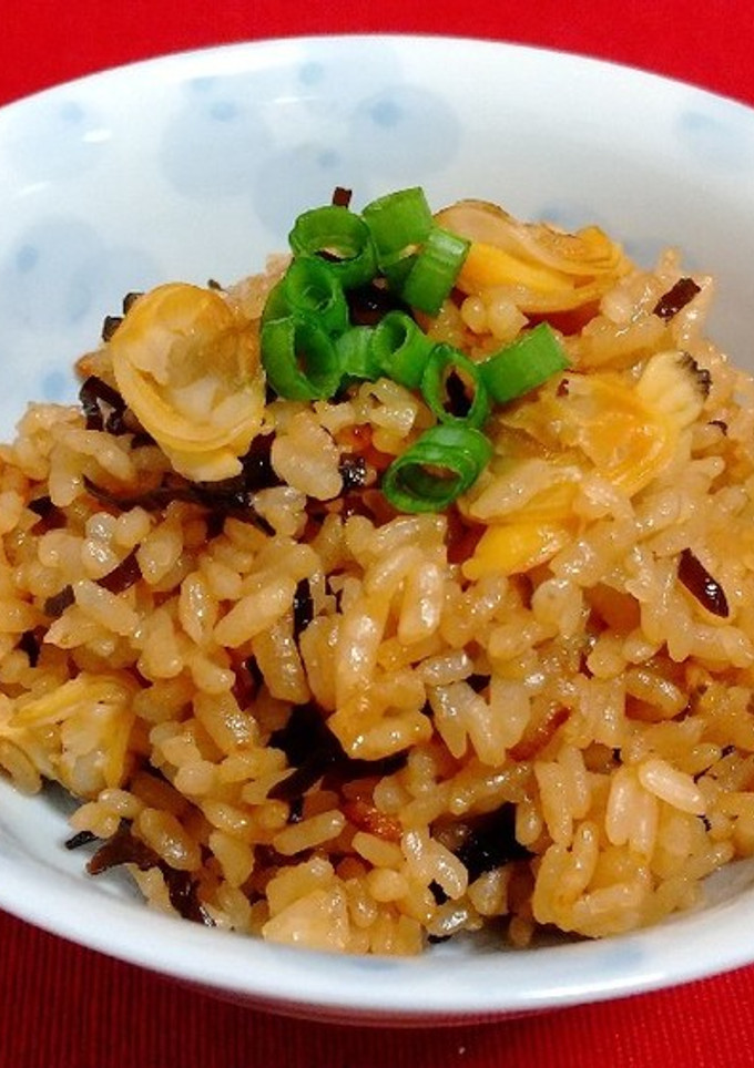 あさりと塩こんぶの炊き込みご飯-レシピのメイン写真