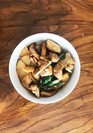 鶏肉と中華野菜の甘酢丼-レシピのメイン写真