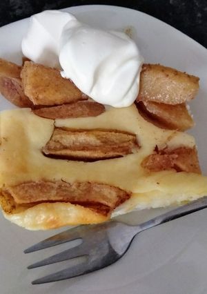 煮りんご入りチーズケーキ-レシピのメイン写真