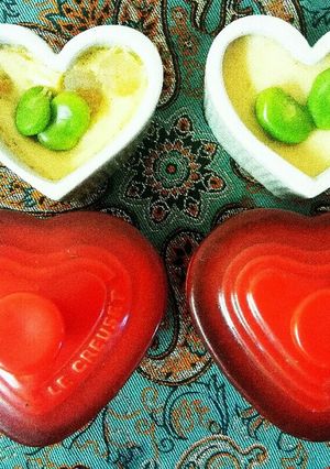 簡単‼そら豆（ファーベ）とエビの茶碗蒸し-レシピのメイン写真