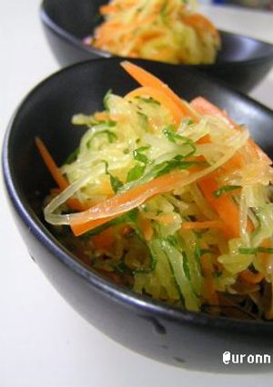 そうめんかぼちゃの三色ナムル♪-レシピのメイン写真