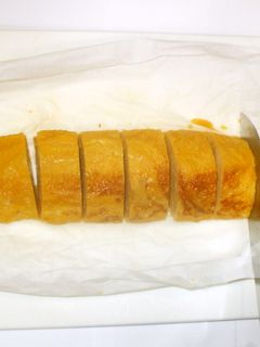 厚焼き玉子♪簡単フライパンで厚焼き卵-レシピのメイン写真