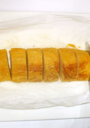 厚焼き玉子♪簡単フライパンで厚焼き卵-レシピのメイン写真