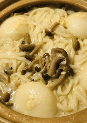 うどん&お餅の豆乳鍋-レシピのメイン写真