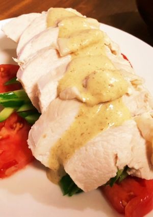 鶏胸肉のバンバンジー-レシピのメイン写真