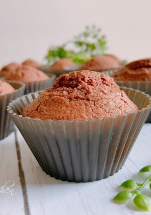 おからと米粉の濃厚チョコマフィン-レシピのメイン写真