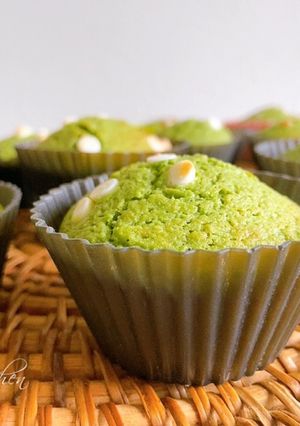 おからと米粉の抹茶ホワイトチョコマフィン-レシピのメイン写真