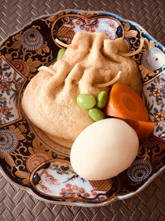 ほっとする味は もち巾着と煮卵-レシピのメイン写真
