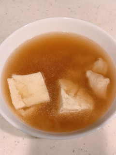 鶏つくねと豆腐の、中華スープ-レシピのメイン写真
