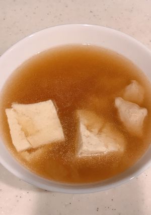 鶏つくねと豆腐の、中華スープ-レシピのメイン写真