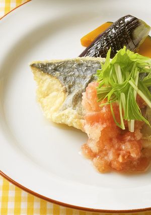 さわらの唐揚げ　トマトおろしソース-レシピのメイン写真