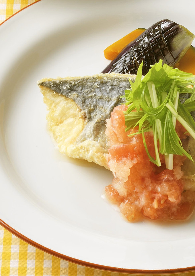 さわらの唐揚げ　トマトおろしソース-レシピのメイン写真