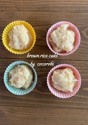 小麦・卵アレルギー対応　おかゆ蒸しパン-レシピのメイン写真