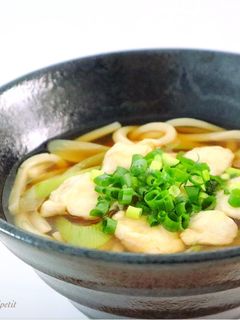 ささみdeパパッ♪と簡単♡鴨南蛮風うどん-レシピのメイン写真