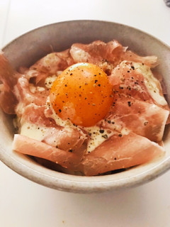 生ハム好きのズボラ生ハム丼♡簡単すぎる-レシピのメイン写真