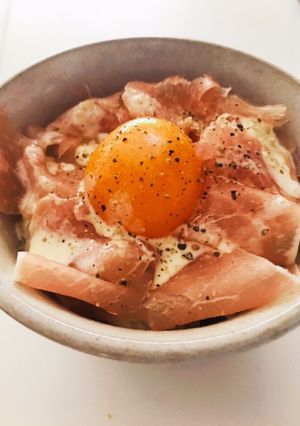 生ハム好きのズボラ生ハム丼♡簡単すぎる-レシピのメイン写真