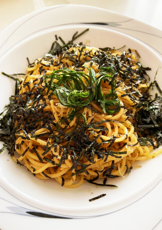 ほんのり磯の香り！しらすと海苔のパスタ-レシピのメイン写真