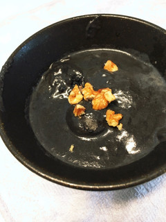 おやつに!甘い 黒ごまスープ 白玉入り-レシピのメイン写真