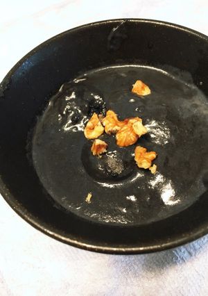 おやつに！甘い 黒ごまスープ 白玉入り-レシピのメイン写真
