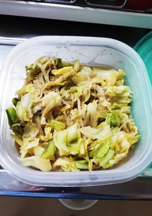 モヤシとキャベツの味噌炒め-レシピのメイン写真