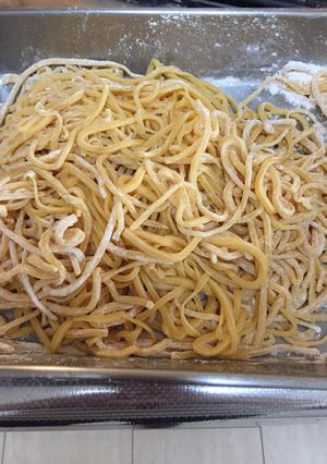 お家時間に小麦粉で手ごねパスタ-レシピのメイン写真