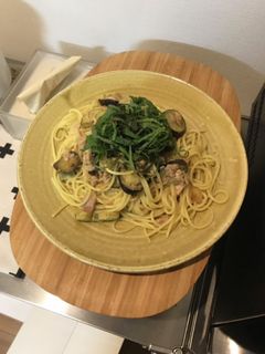 ナスとツナの和風柚子胡椒パスタ-レシピのメイン写真