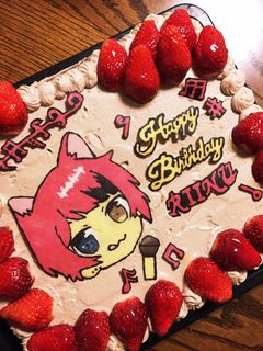 すとぷり莉犬くんキャラチョコデコケーキ-レシピのメイン写真