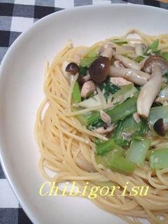 小松菜✿しめじ✿ツナのパスタ-レシピのメイン写真