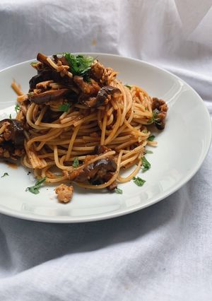 "ボロネーゼ"風パスタ トマト缶不使用-レシピのメイン写真