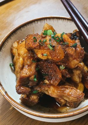 なんこつ付き豚の甘辛煮-レシピのメイン写真