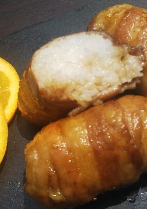 肉巻きおにぎり-レシピのメイン写真