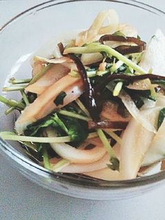 豆苗と新たまねぎのさっぱりサラダ-レシピのメイン写真
