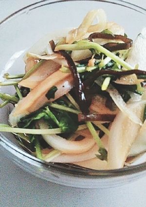豆苗と新たまねぎのさっぱりサラダ-レシピのメイン写真