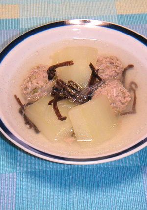 加賀太きゅうりと肉団子のスープ-レシピのメイン写真