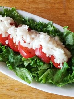 新玉ねぎ トマト かんたん酢 サラダ-レシピのメイン写真
