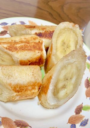 食パンで簡単！バナナロール-レシピのメイン写真