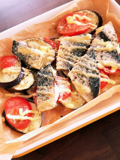 サバとナストマトのオーブン焼き-レシピのメイン写真