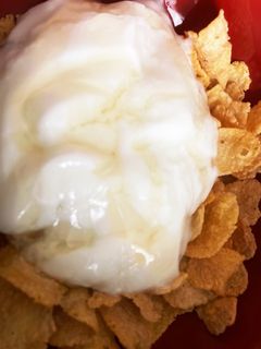 簡単フレークのヨーグルト蜂蜜がけ-レシピのメイン写真