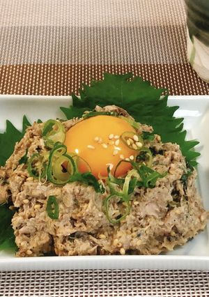 サバ缶deなめろう風-レシピのメイン写真