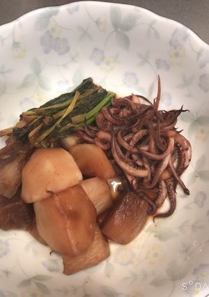 カブとイカゲソの煮物-レシピのメイン写真