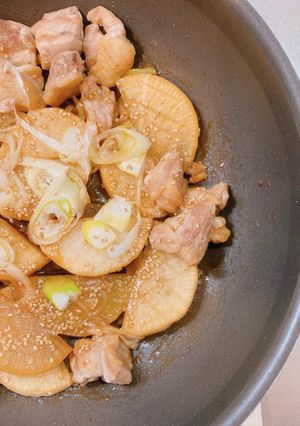 鶏肉と大根の照り焼き炒め-レシピのメイン写真