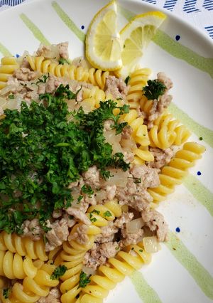 レモンと挽肉のショートパスタ-レシピのメイン写真
