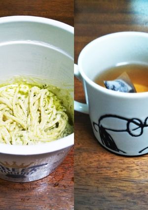 ギリシャヨーグルトとバジルペーストパスタ-レシピのメイン写真