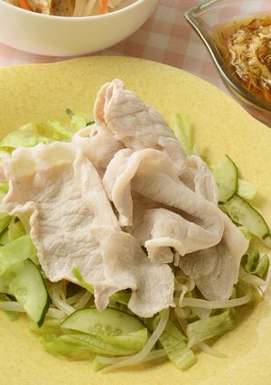 豚しゃぶ 香味もずくソース-レシピのメイン写真