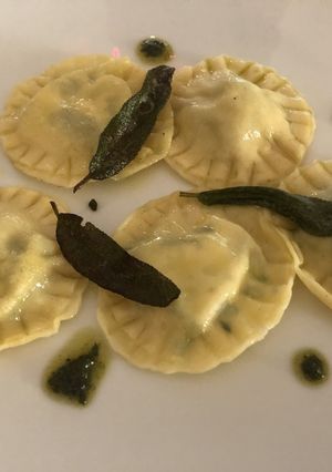ほうれん草とチーズのラビオリ-レシピのメイン写真