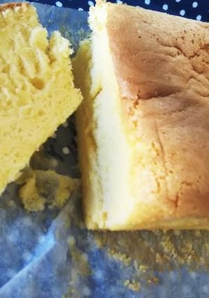 パウンドケーキの型で焼くふんわりケーキ-レシピのメイン写真